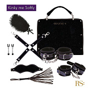 
БДСМ-набор в черном цвете Kinky Me Softly фото в интим магазине Love Boat