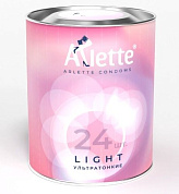 Ультратонкие презервативы Arlette Light - 24 шт. фото в интим магазине Love Boat