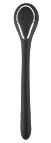 
Черный гибкий уретральный стимулятор с вибрацией Vibrating Bendable Dilator - 13,5 см. фото в интим магазине Love Boat