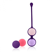 Фиолетовая оболочка с 4 сменными шариками Pussy Playballs фото в интим магазине Love Boat
