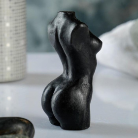 Черное фигурное мыло  Женское тело №1  фото в интим магазине Love Boat