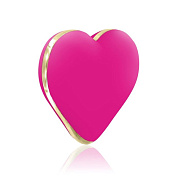 Ярко-розовый вибратор-сердечко Heart Vibe фото в интим магазине Love Boat